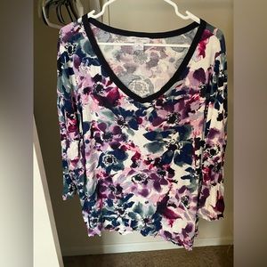 Liz Claiborne Plus Size Floral Top